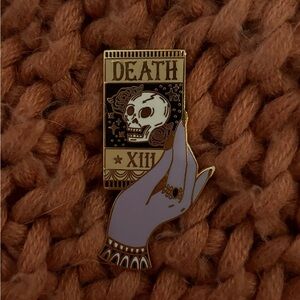 Tarot Card Witchy “Death Card” Enamel Pin